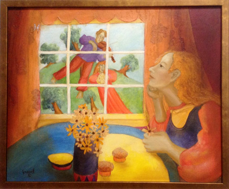 Breakfast Serenade - painting by Francine Gravel